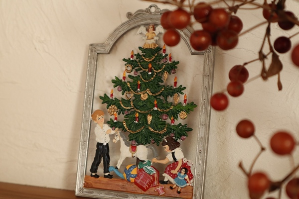 錫飾り フレームツリー – ドイツ・ザイフェンの木のおもちゃ seiffen