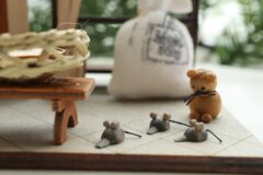 別売りのねことネズミを合わせて